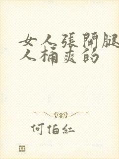 女人张开腿让男人桶爽的