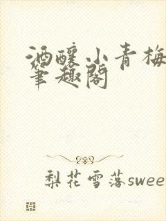 酒酿小青梅po笔趣阁