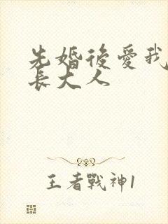 先婚后爱我的市长大人