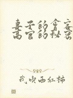 妻子的会客厅 高官的秘密