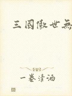 三国傲世无双