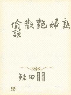 偷欢艳妇熟女小说