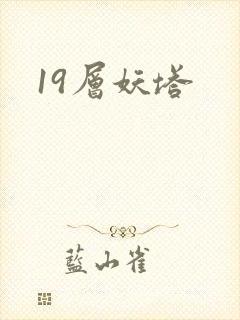 《19层妖塔》小说封面