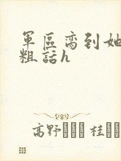 军区脔到她哭h粗话h