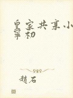 皇家共享小公主宁初