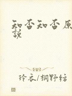 知否知否原著小说