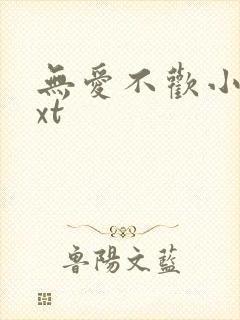 无爱不欢小说txt