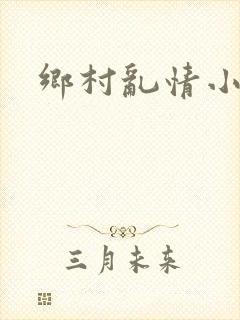 乡村乱情小说
