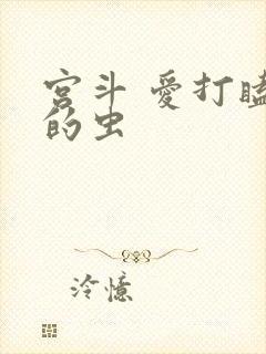 宫斗 爱打瞌睡的虫