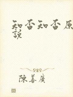 知否知否原著小说