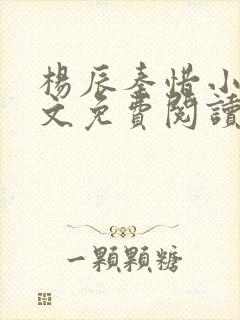 杨辰秦惜小说全文免费阅读完整版