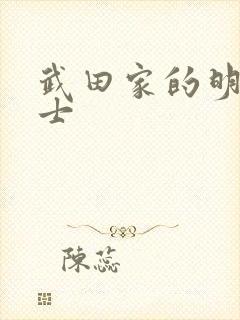 武田家的明国武士