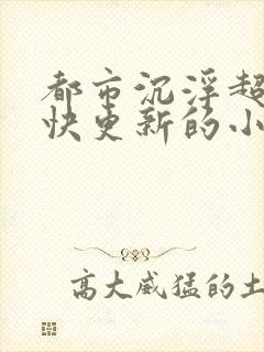 都市沉浮超前超快更新的小说