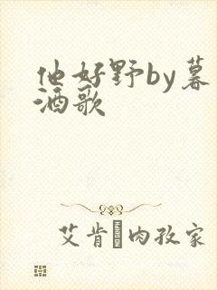 他好野by暮色酒歌