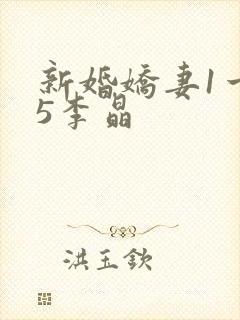 新婚娇妻1一25李晶