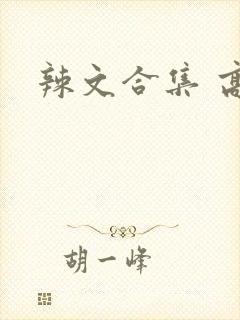 辣文合集 高h封面