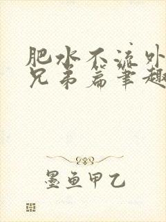 肥水不流外人田兄弟篇笔趣阁小说