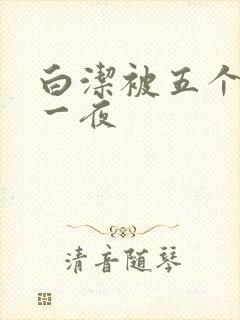 白洁被五个人玩一夜