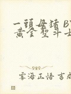 一头母猪 BY 黄金圣斗士封面