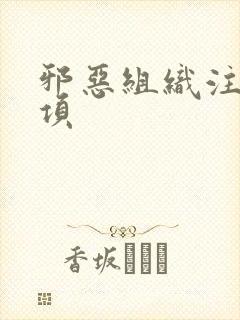 邪恶组织注意事项