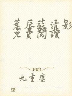 叶辰苏清影全文免费阅读封面