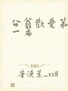 公翁欢爱第三十一篇
