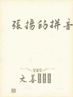 张扬的拼音