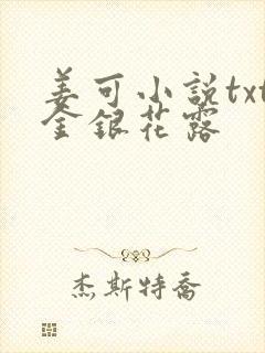 姜可小说txt金银花露封面