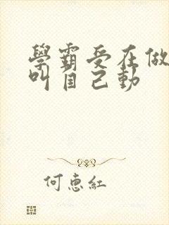 学霸受在做作业叫自己动