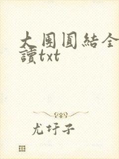 大团圆结全文阅读txt