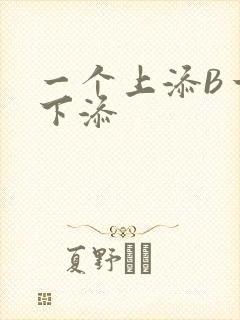 一个上添B一个下添