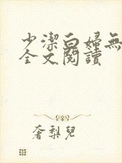 少洁白妇无删减全文阅读