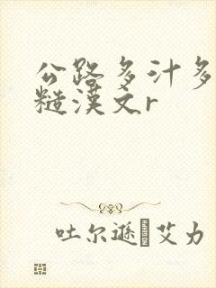 公路多汁多肉的糙汉文r封面