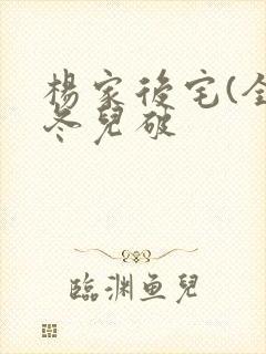 杨家后宅(全)冬儿破