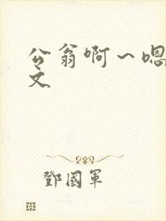 公翁啊～嗯啊h文