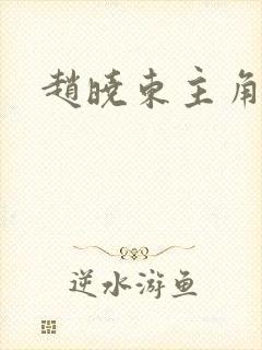 赵晓东主角小说