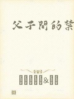 父子间的禁忌封面