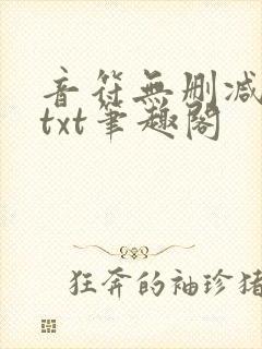 音符无删减全文txt笔趣阁