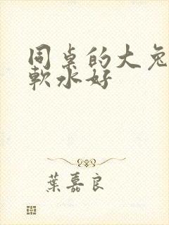 同桌的大兔子好软水好