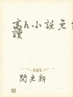 高h小说免费阅读