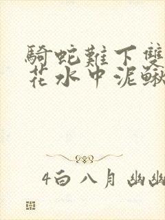 骑蛇难下双金银花水中泥鳅双男主