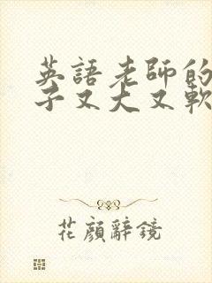 英语老师的小兔子又大又软