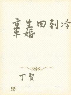 重生回到冷战前军婚封面