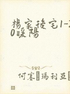 杨家后宅1-20暖阳