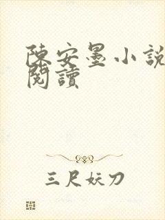 陈安墨小说免费阅读