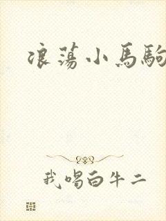 浪荡小马驹