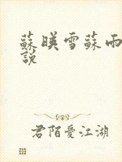 苏映雪苏雨柔小说