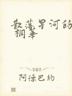 散落星河的记忆 桐华