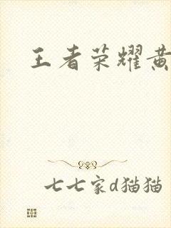 王者荣耀黄化网封面