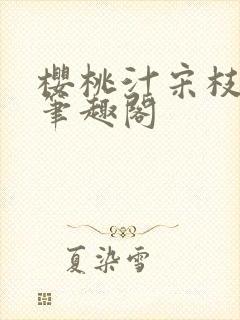 樱桃汁宋枝江野笔趣阁